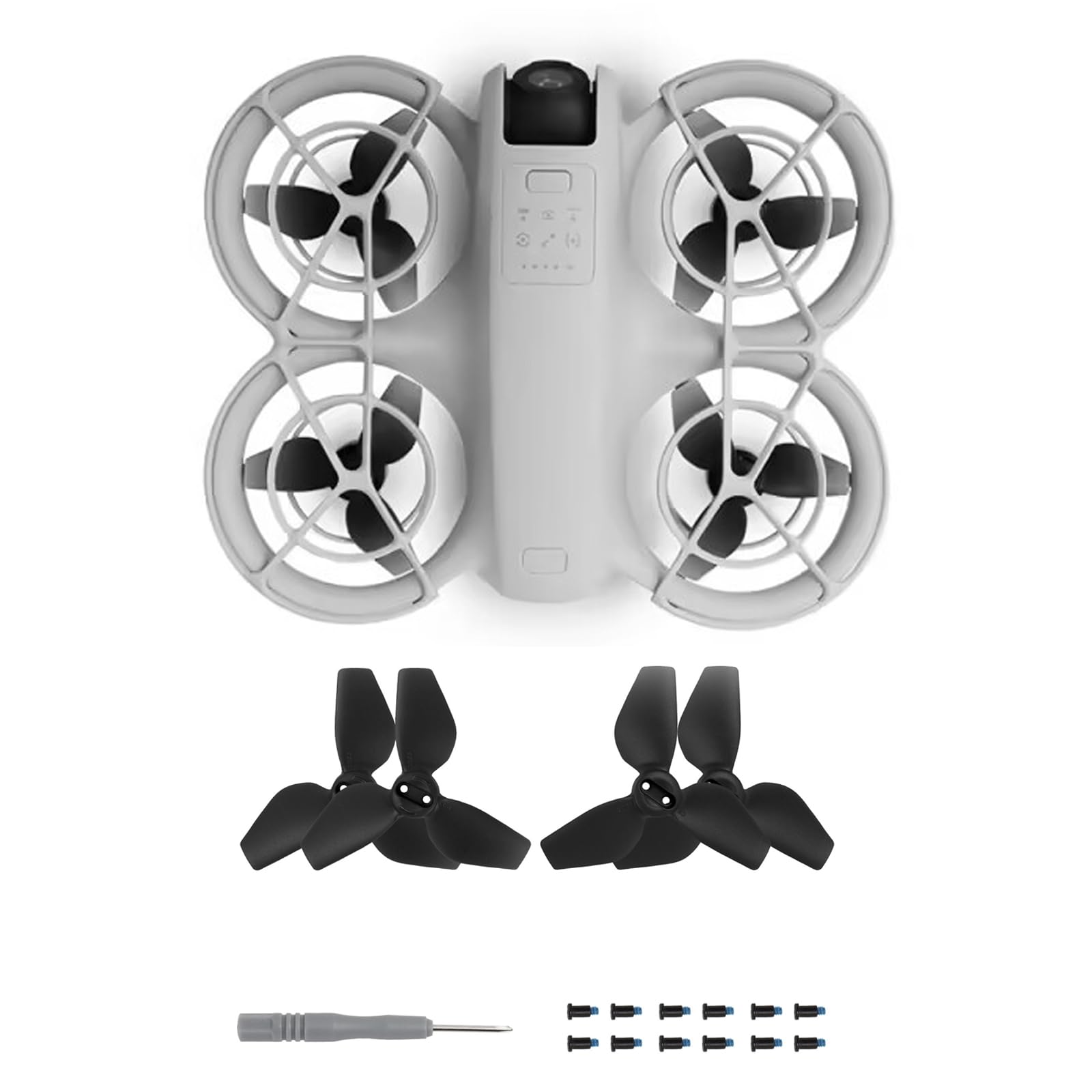 4 Pcs Propellers for DJI Neo Drone, Quick-Release Replacement Props Wings Blades for DJI Neo Drone Accessories