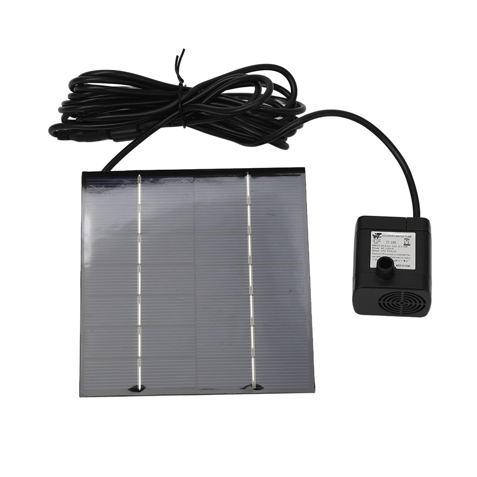 Pompa Solare per Fontana di Loto e Laghetto Giardino - Silenziosa ed Efficienti per Bagno Uccelli Esterno, Design Affidabile Uso Continuo Senza Rumore