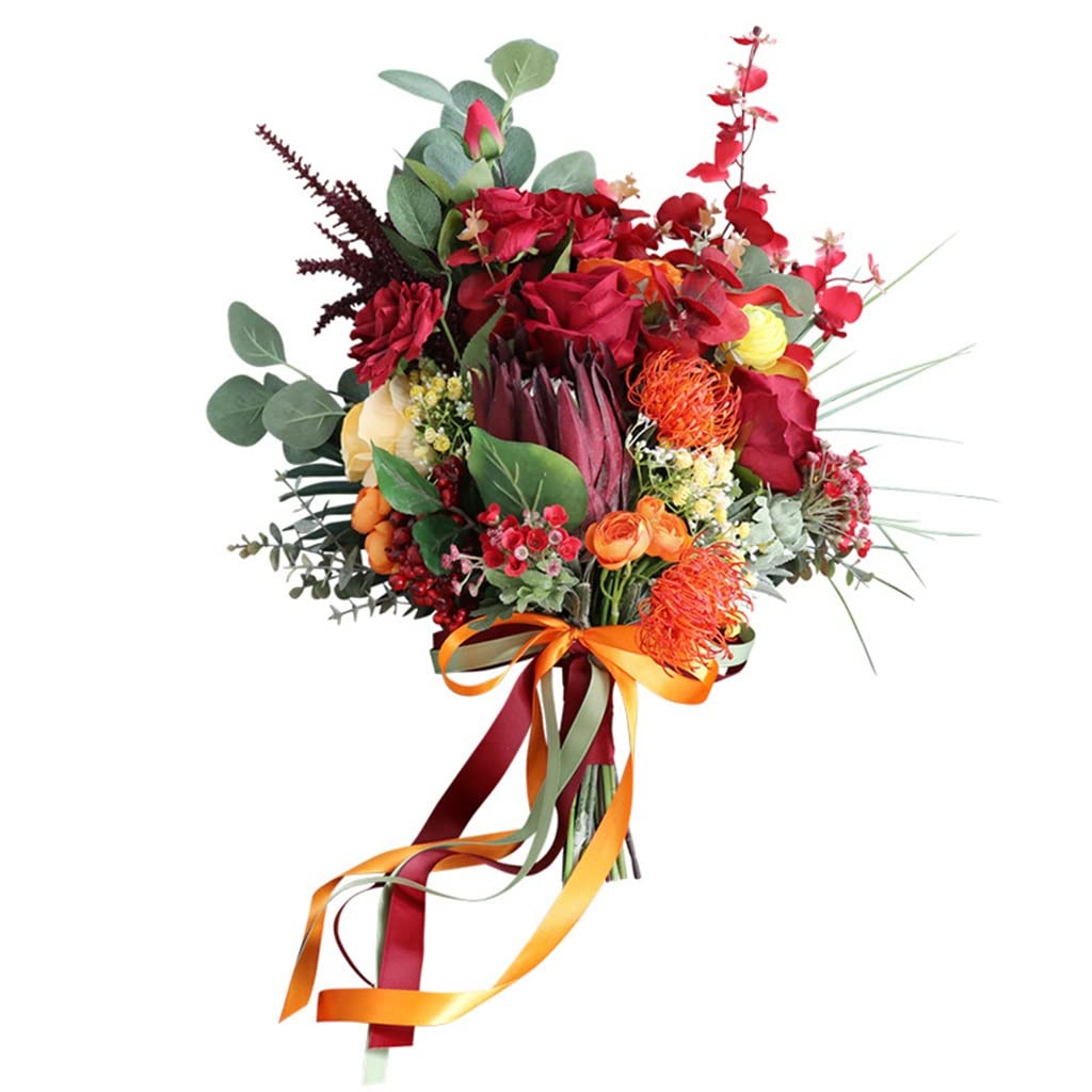 Fleurs de mariage de simulation pour bouquet de mariée durable style Mori