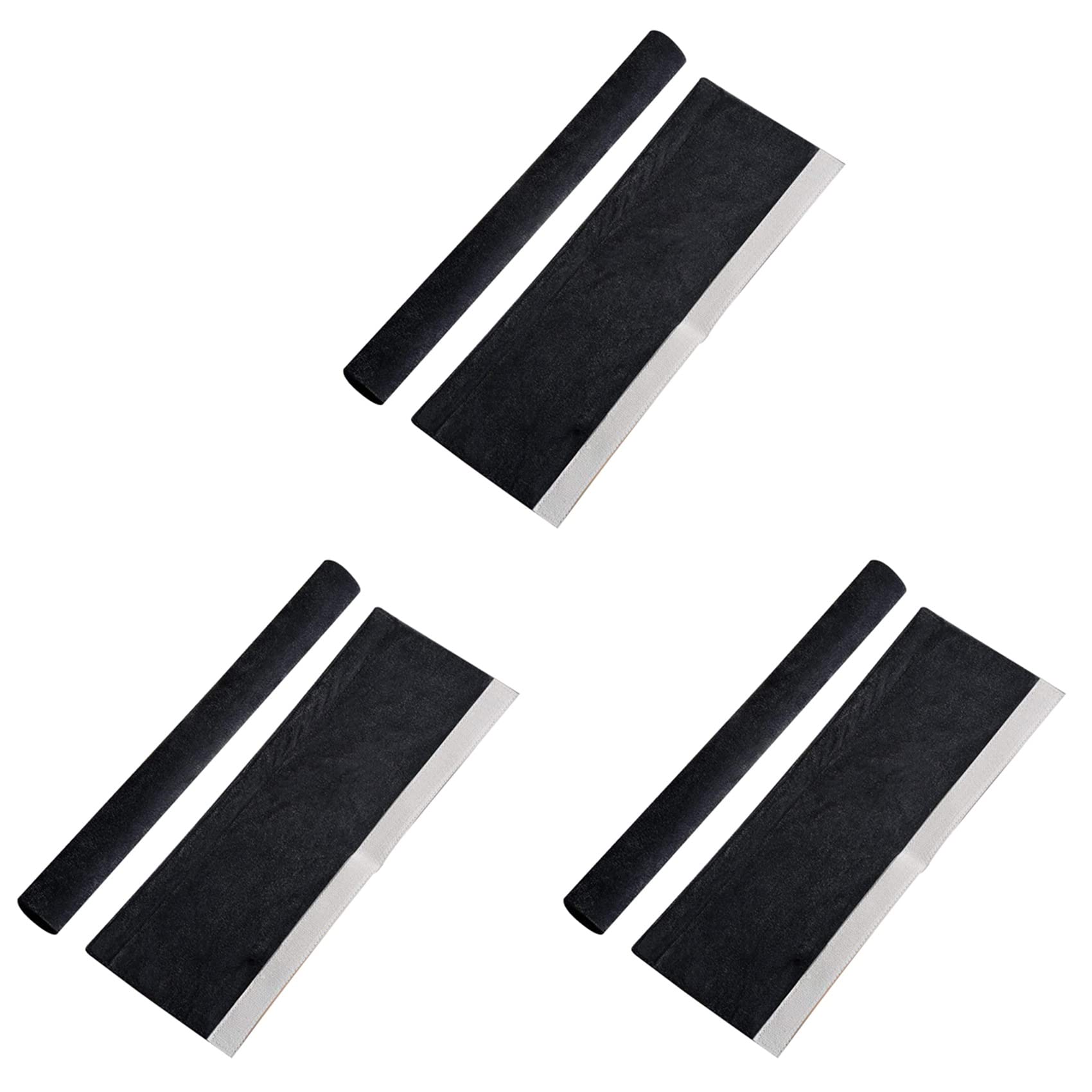 Hndhbfgrt Black 3X Refrigerator Door Handle Cover Kitchen Appliance Decor Handles Antiskid Protector Gloves For Fridge Oven Keep Off