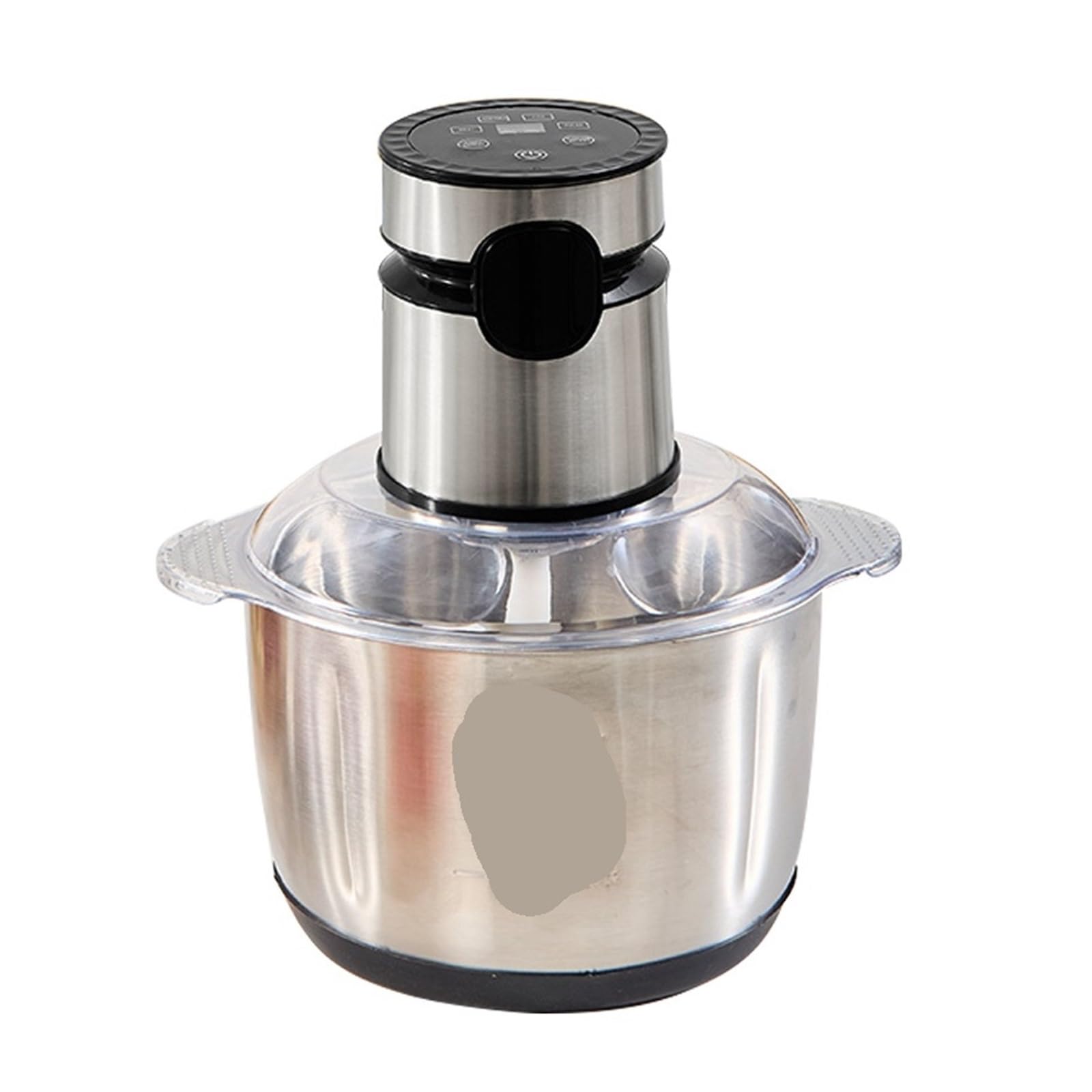 Picadora de carne eléctrica 5L, trituradora acero inoxidable, rebanadora verduras multifuncional, picadora cocina