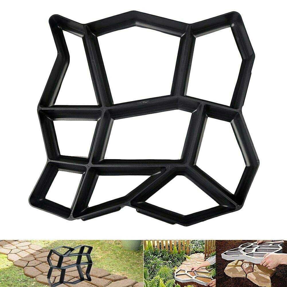 Garden Floor Path Maker Mould DIY Garden Concrete Cement Stone Form Template