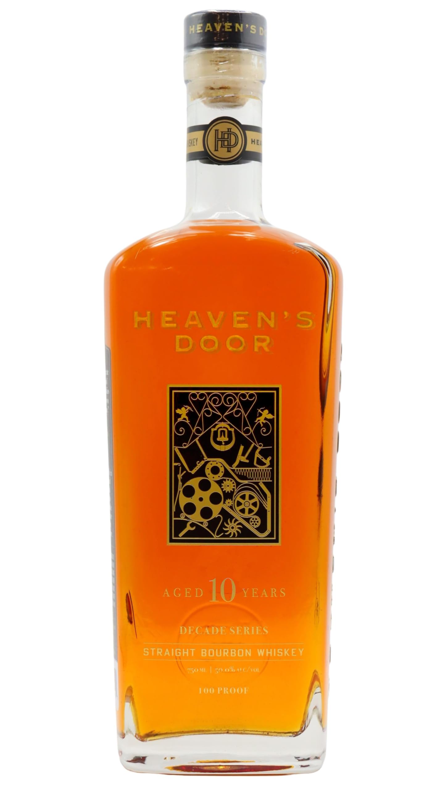 Heaven's Door - Decade Series Straight Bourbon - 10 year old Whiskey 75cl 50% ABV (Bob Dylan)