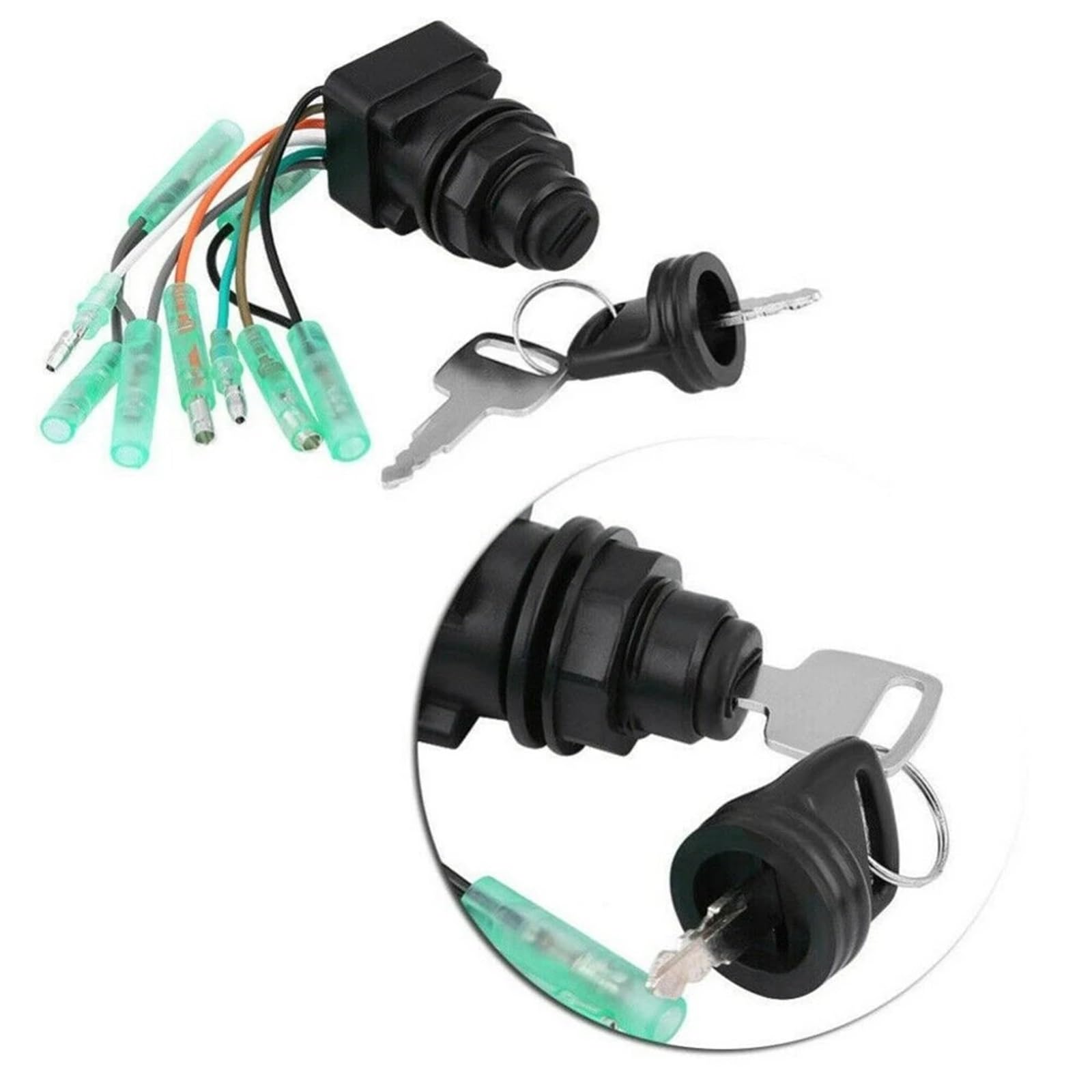 Interruptor de arranque 37110-92E01 37110-99E00 APTO PARA Suzuki Interruptor de encendido arranque Conjunto interruptor llave Motores fueraborda