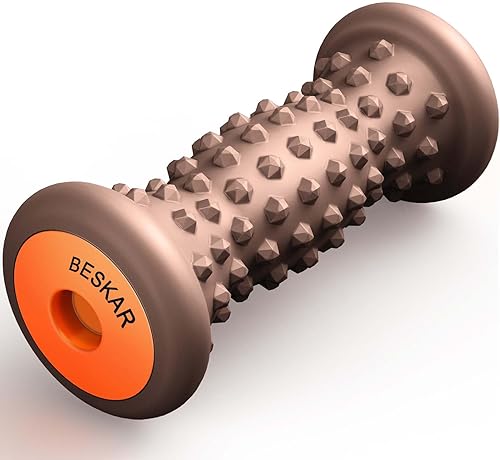 Miniatura 12 de BESKAR Rodillo de masaje para los pies para aliviar la fascitis plantar, herramienta de reflexología del pie, rodillo de masaje de puntos de Verde