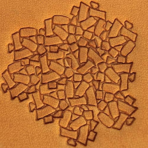 Leather Stamp Tool Stamping Working Carving Punches Tools Craft Saddle Brass Stone Brick Wall #252