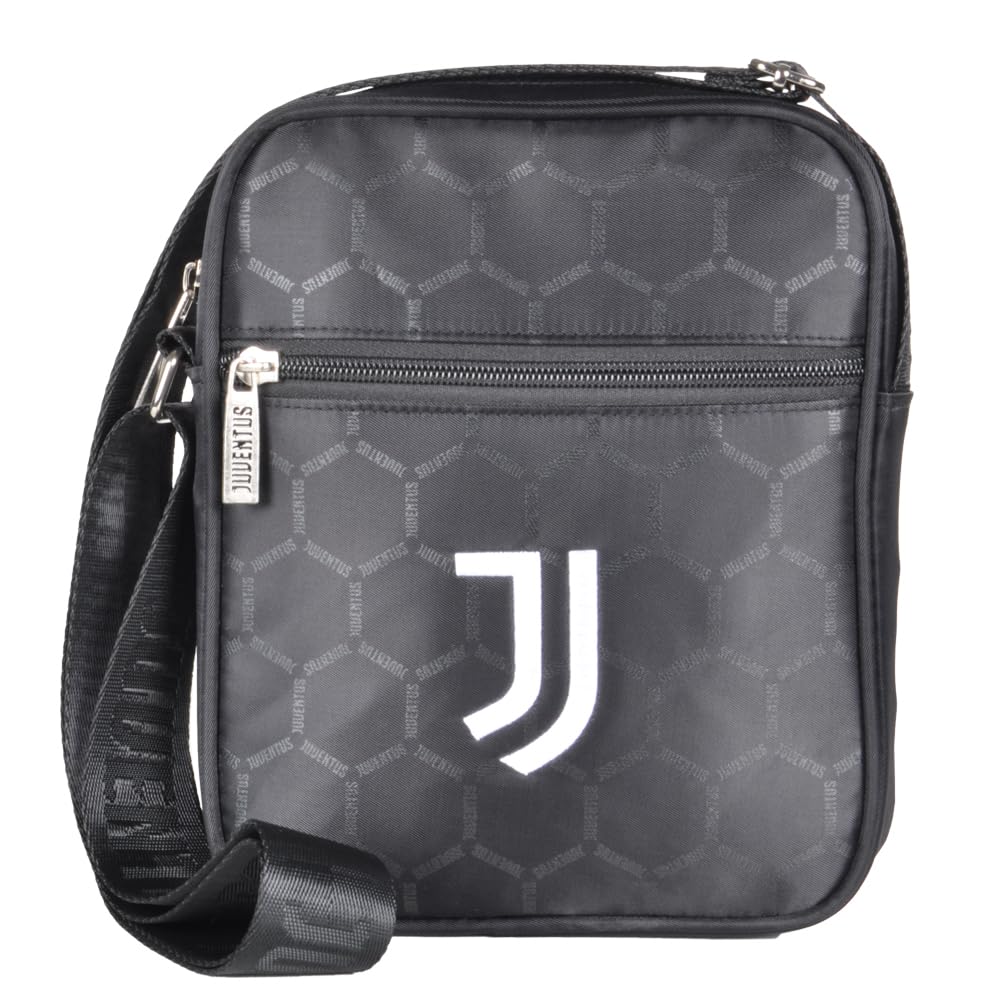 Bag with Juve Logo Printed 50% NY 50% PVC Official Product JUVENTUS 133414 Black