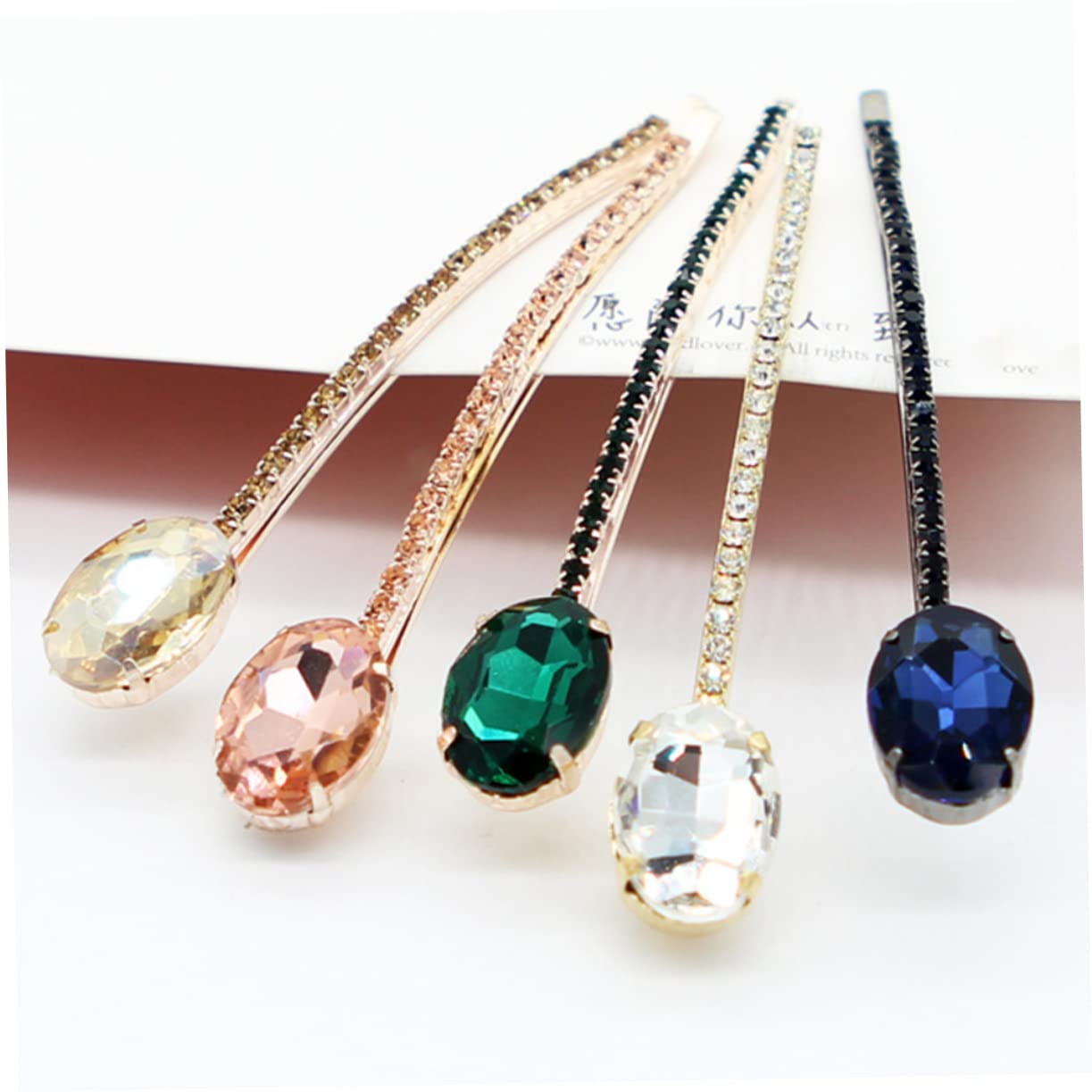 Healeved 25stücke Teiliges Haarklammern Mit Kristallen Und Strasssteinen Für Frauen Elegante Haarspangen Champagner Und Hellgelb Für Tägliche Outfits Und Besondere Anlässe