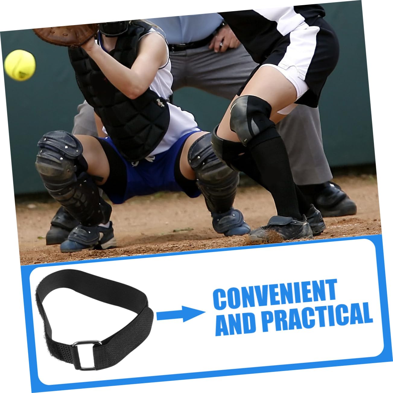 SUPVOX Baseball Leggings Protège-Tibia Sangle De Jambe De Sport Capteurs De Baseball Sangles D'Engrenage Protège-Jambes Sangles pour Remplacement Fournitures De Sport Tibia Sangle Fixe