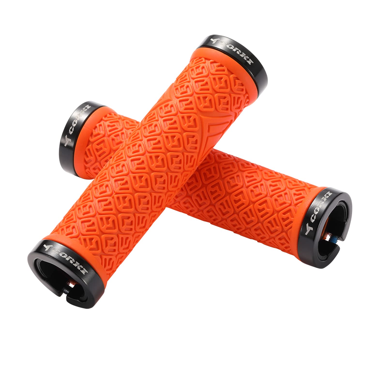 Bynccea Bicycle Grips,Double Lock on Locking Mountain Bike Handlebar Grips for MTB Mountain Bike