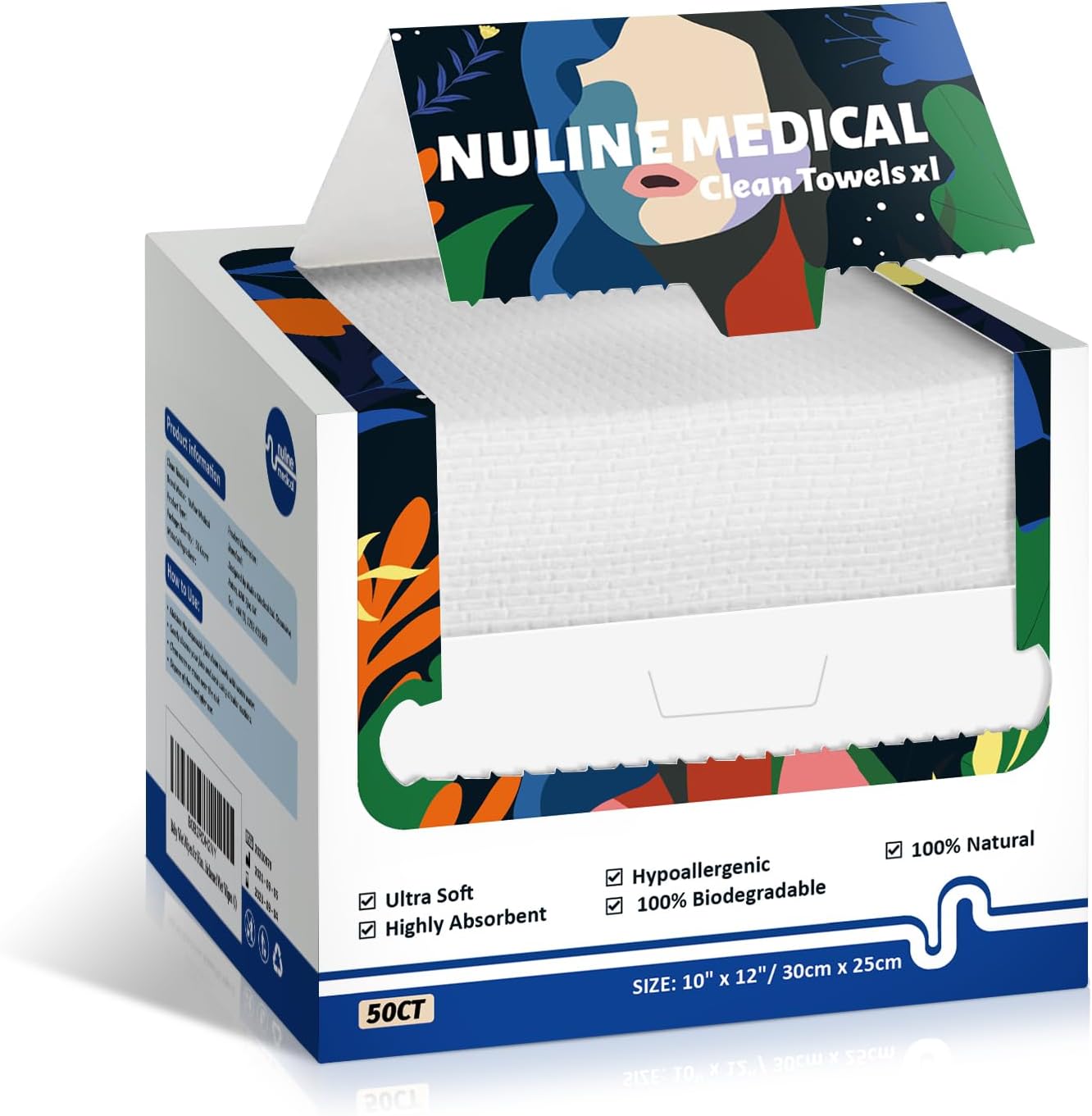 Disposable Face Towel, 100 Count Face Clean Towel Facial