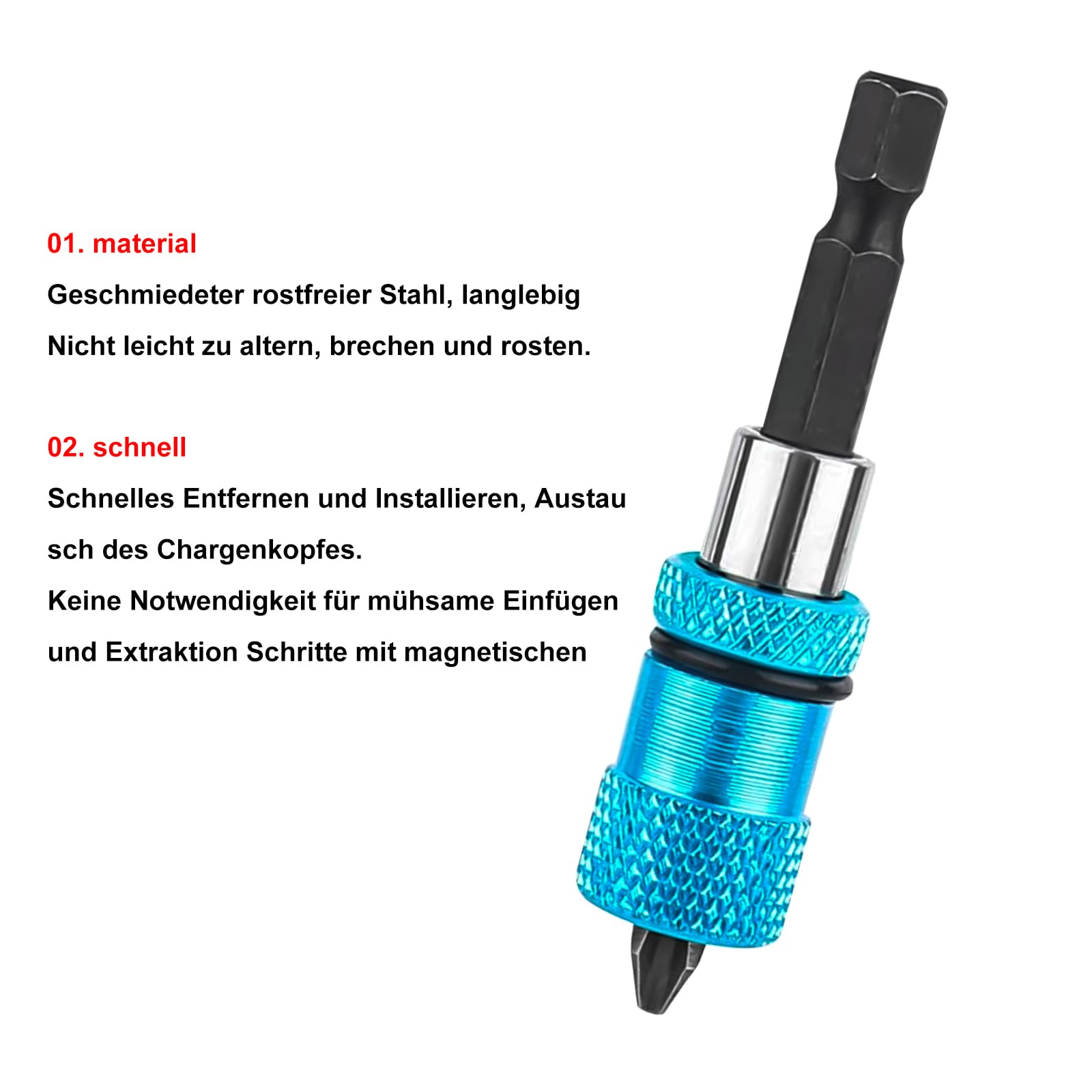 Portapunte Per Cartongesso Magnetico - Con Profondità Regolabile E 3 Punte PH2 - Foto 6