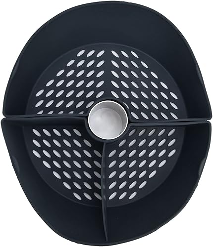 Miniatura 8 de Divisor de cámara de cocina, bandeja divisora de cocina para procesar alimentos, hecho de silicona antiadherente y acero inoxidable 304, divisor de