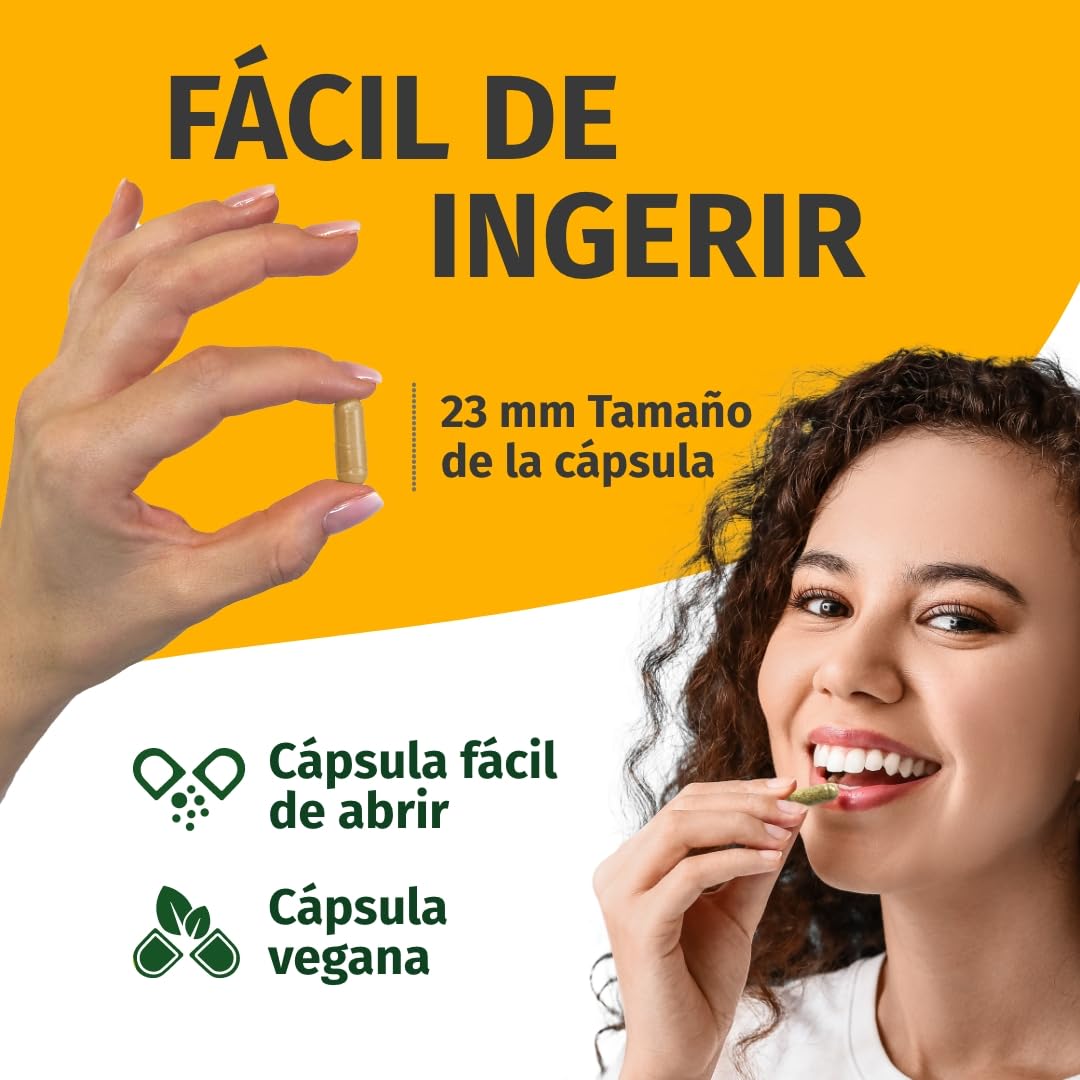 Green Naturals Espermidina Forte 5,5 mg – Germen de trigo – 90 cápsulas | Dosis alta por cápsula · Formato compacto · Vegano · Para 3 meses