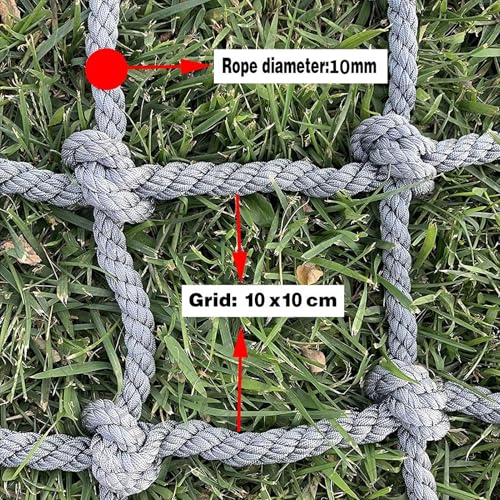 Red de Escalada para niños, Red Segura para Casas en árboles y Parques Infantiles, Accesorio Duradero para la diversión al Aire Libre, Equipo de Seguridad para Escalada Seguro para niños.