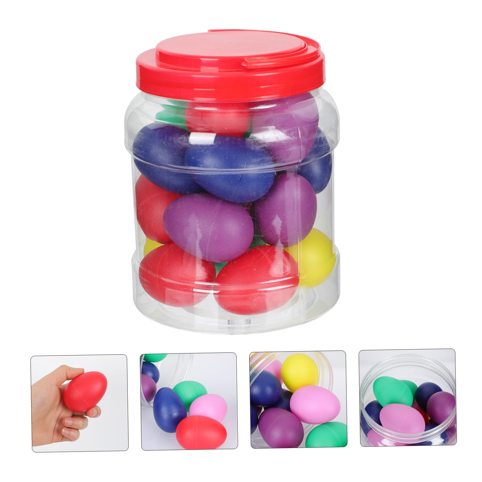 Maraca Egg 20 Pezzi in Plastico , Strumento a Percussione