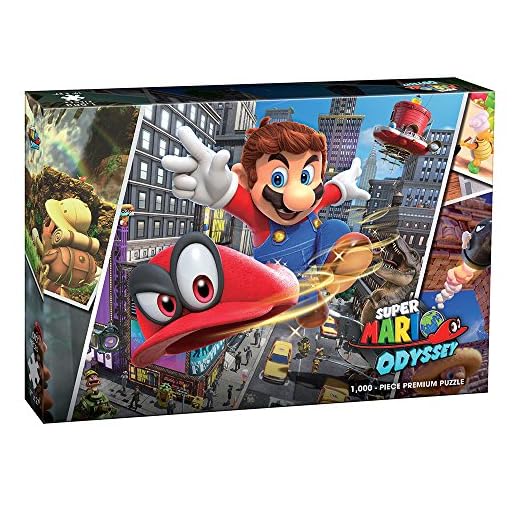 SUPER MARIO USOPZ005569 Brothers Mario Odyssey Snapshots 1000-Piece Premium Puzzle, Mixed Colours
