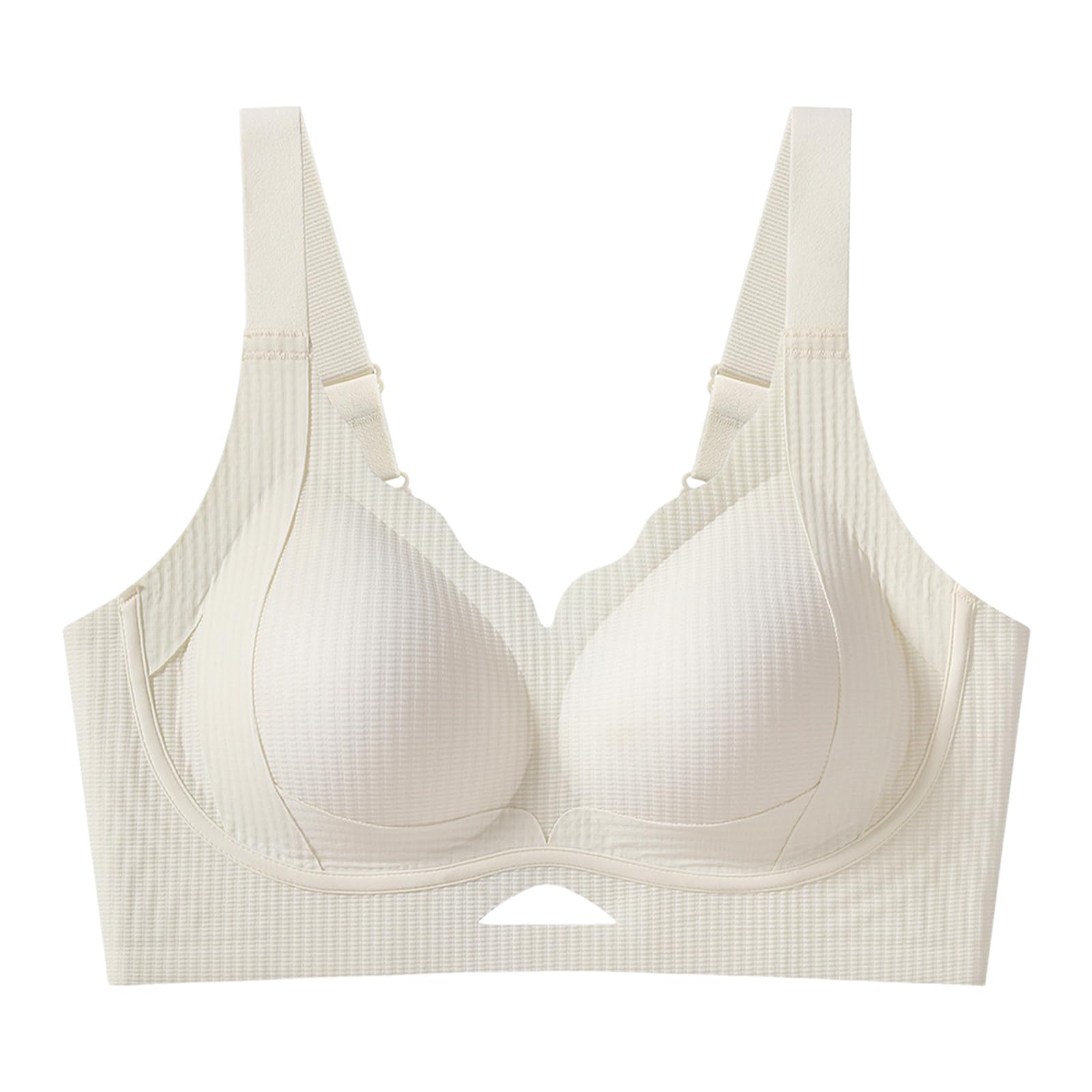Soutien-gorge sans armature push up en microfibre soyeuse haut de gamme - 8