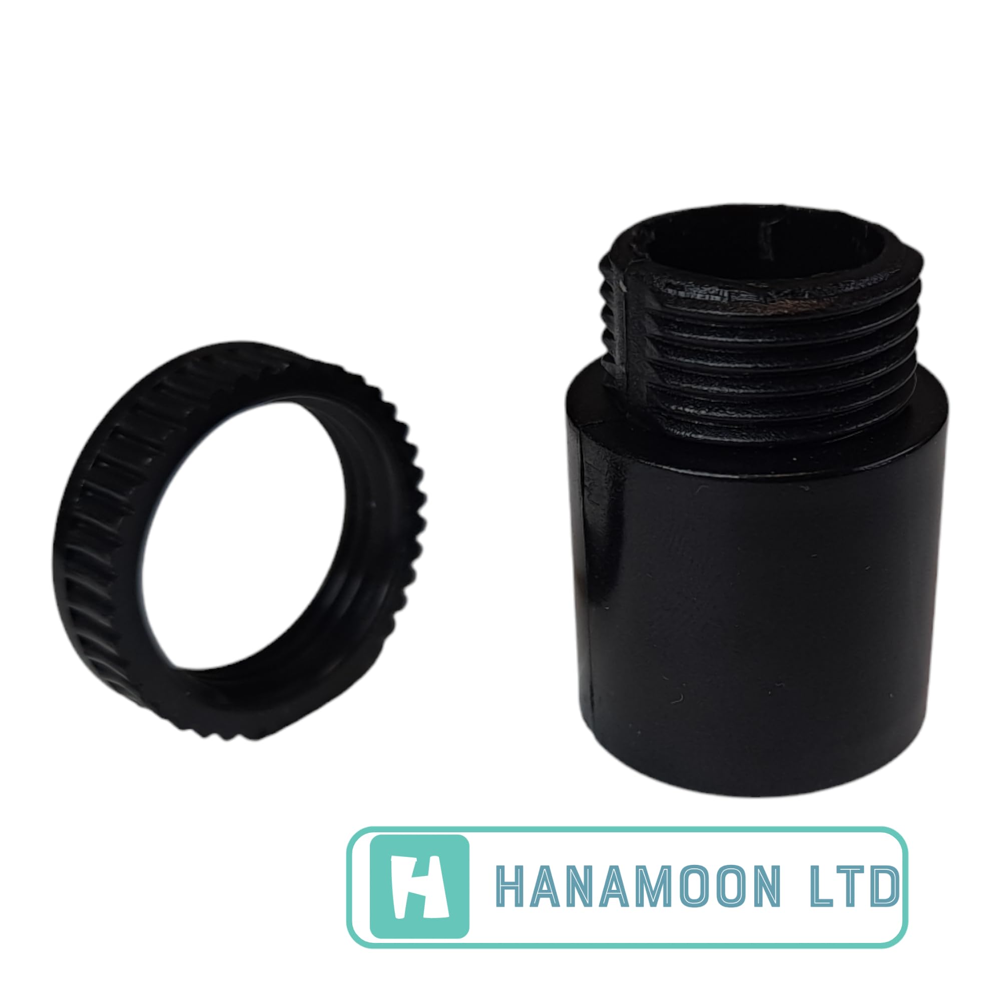 20mm PVC Male Conduit Adaptor Black- Pack of 10 - Image 2