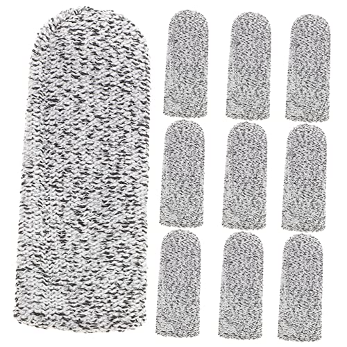 TOVINANNA Medium Size Cut Resistant 10 Pack Protective Sleeves for Crafting Cooking DIY Wood Carving