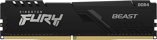 Kingston FURY 16GB 3200MHz DDR4 CL16 DIMM 1Gx8 Fury Beast Black (KF432C16BB1/16)