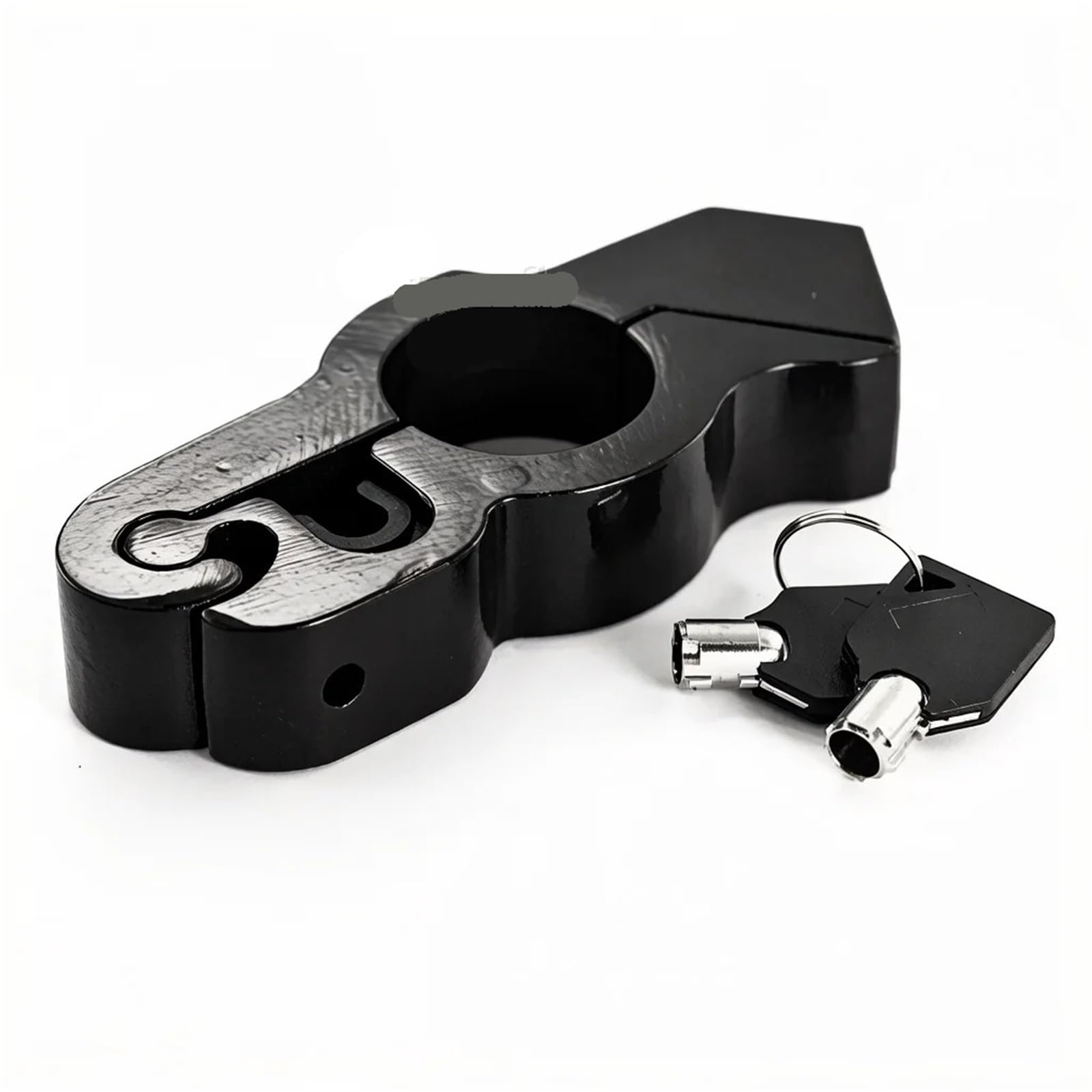 Motorcycle Handlebar Lock Fit for Honda Grom125 MSX125 MSX125SF Motorcycle Handlebar Lock Heavy Duty Steel Anti Motorbike Lock Security(Black)