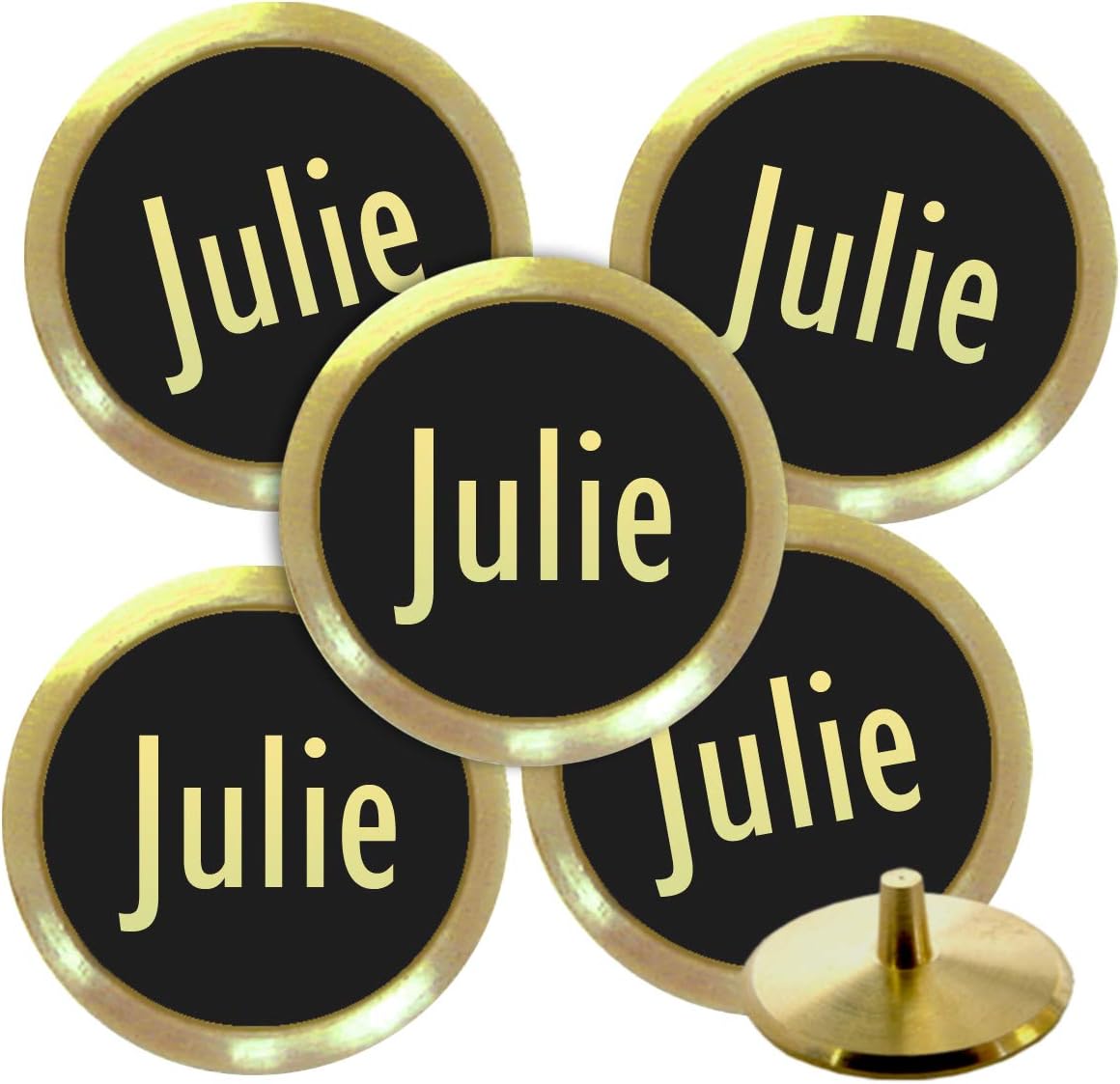Personalised Solid Brass Golf Ball Markers