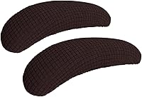 Vista 33 de FORCHEER Funda para Silla de Oficina Repelente al Agua de Jacquard con Respaldo Giratoria Extraíble Elástica Universal para Silla de Computadora