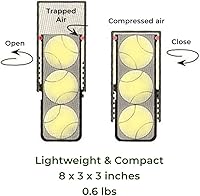 Vista 4 de Tennis Ball Saver - Pressurized Tennis Ball Storage That Keeps Balls Bouncing Like New