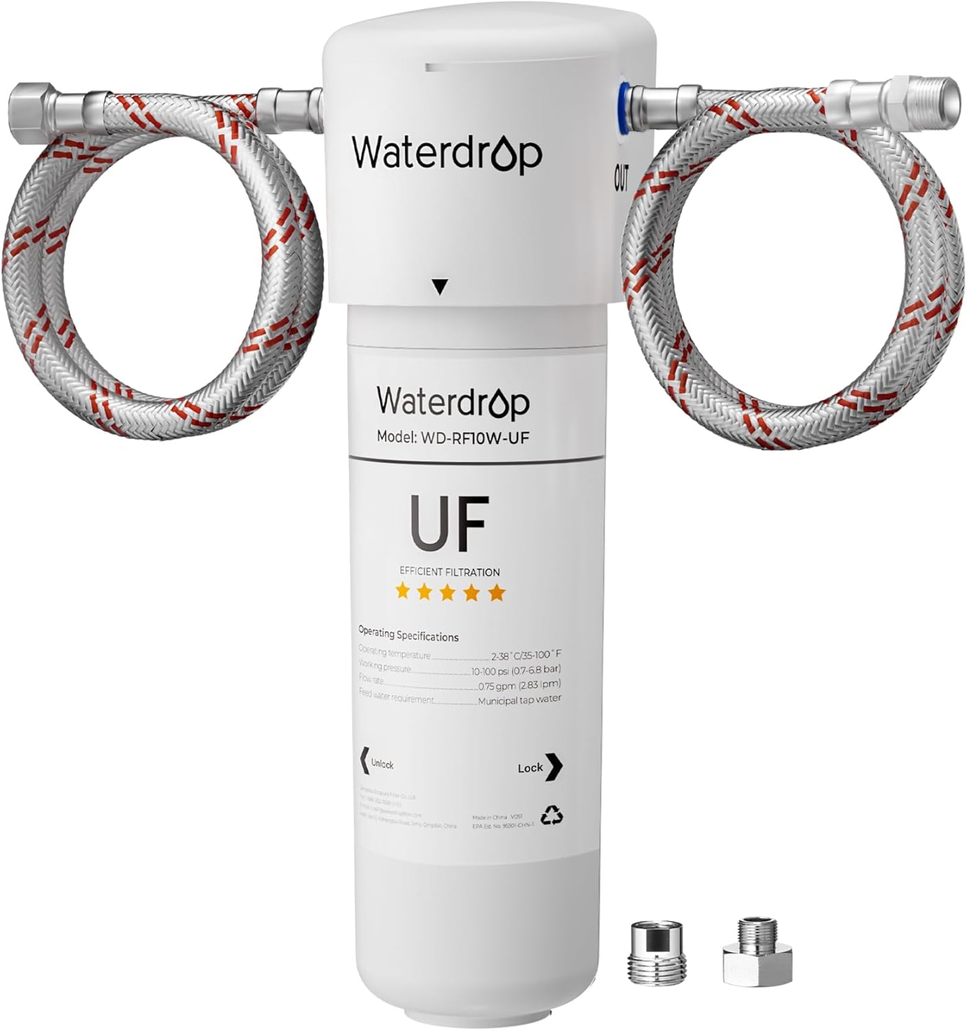 Waterdrop Under-Sink Water Filter 0.01 μm UF