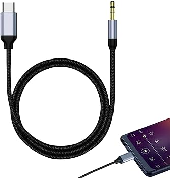 タイプC to 3.5mm オスジャック 1.2m Amazon | USB C - 3.5mm オーディオAUXジャックケーブル(1.2m)、USB