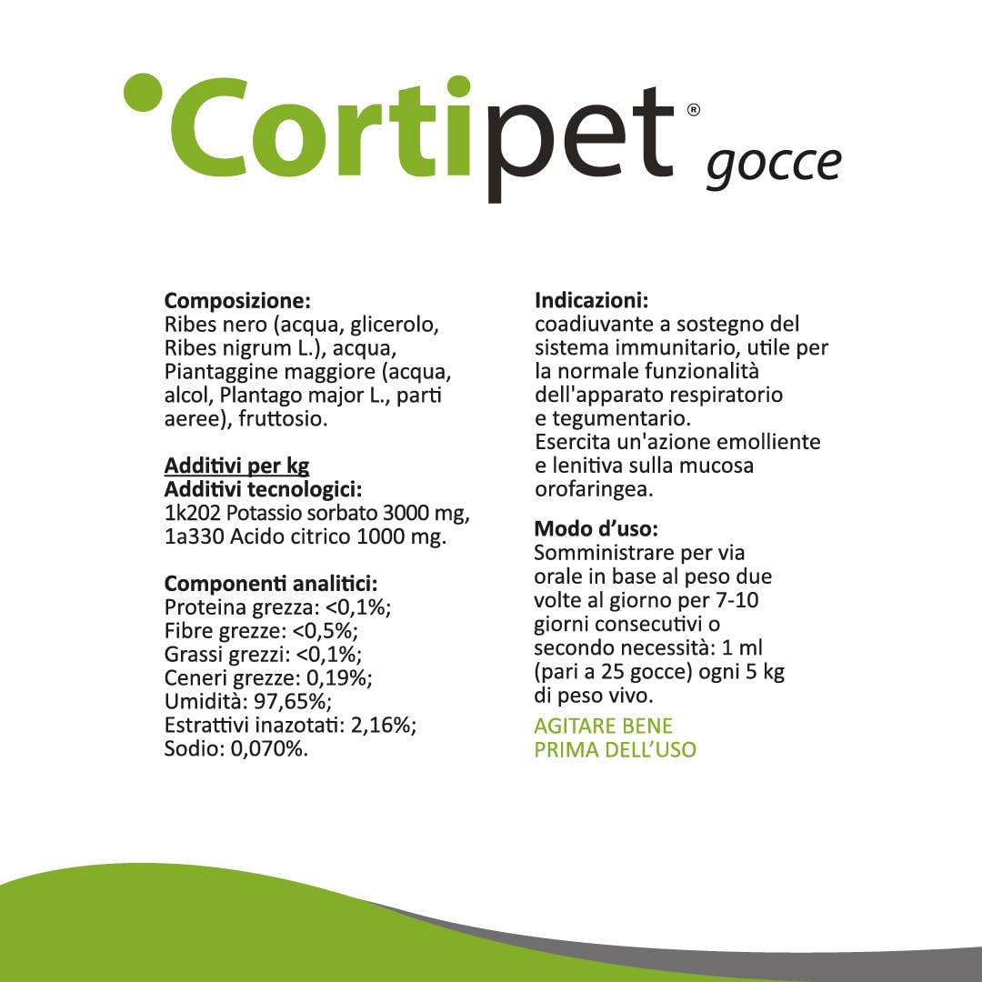 Aurora Biofarma Cortipet Gocce 50ml - Mangime Complementare per Cani e Gatti per il Sistema Immunitario