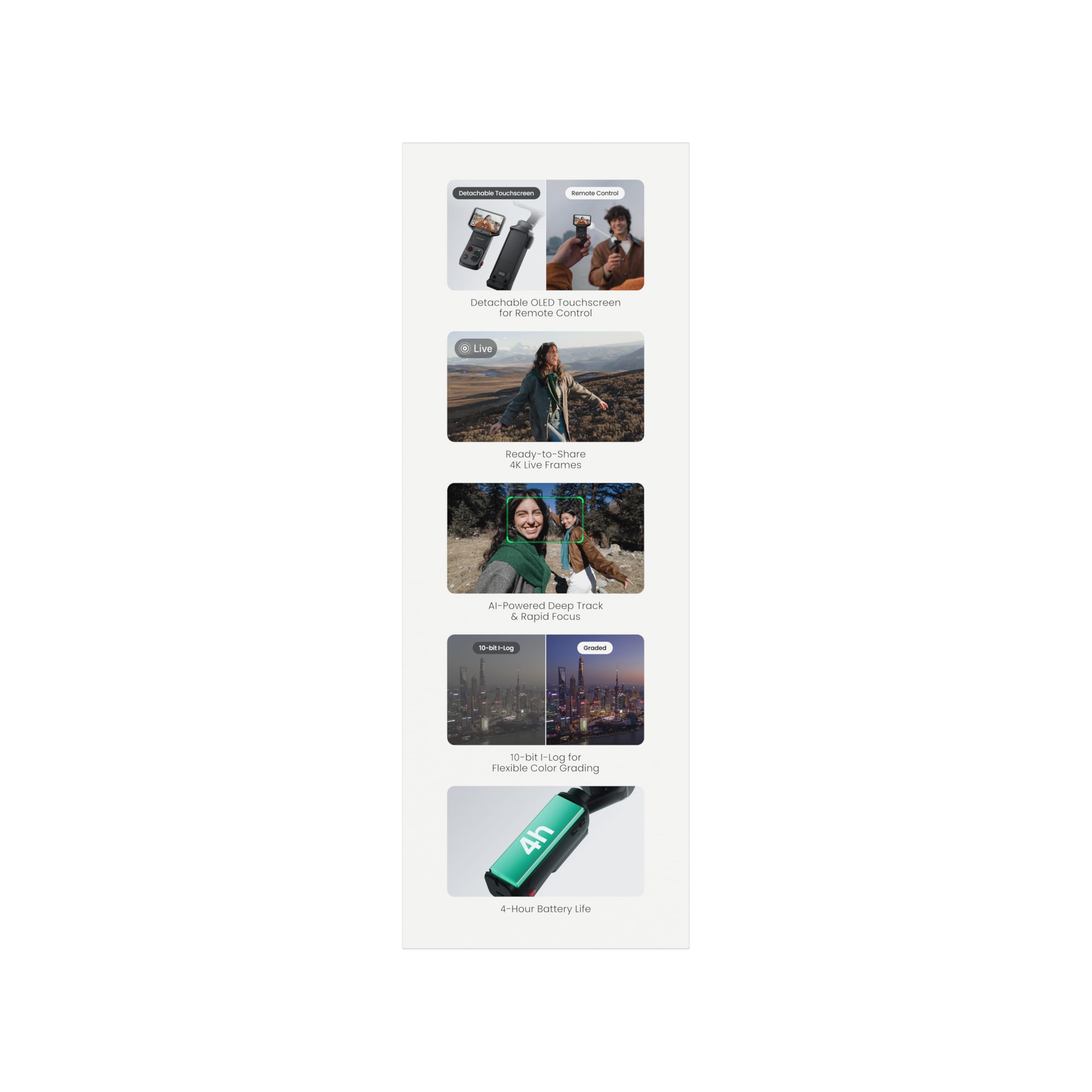 Insta360 Luna Ultra, Standard-Bundle | Modulkamera mit Sensor 2,5 cm (1 Zoll), Video 8K 3D, HiFi-Audio, 6-Achsen-Stabilisierung, Wi-Fi 6