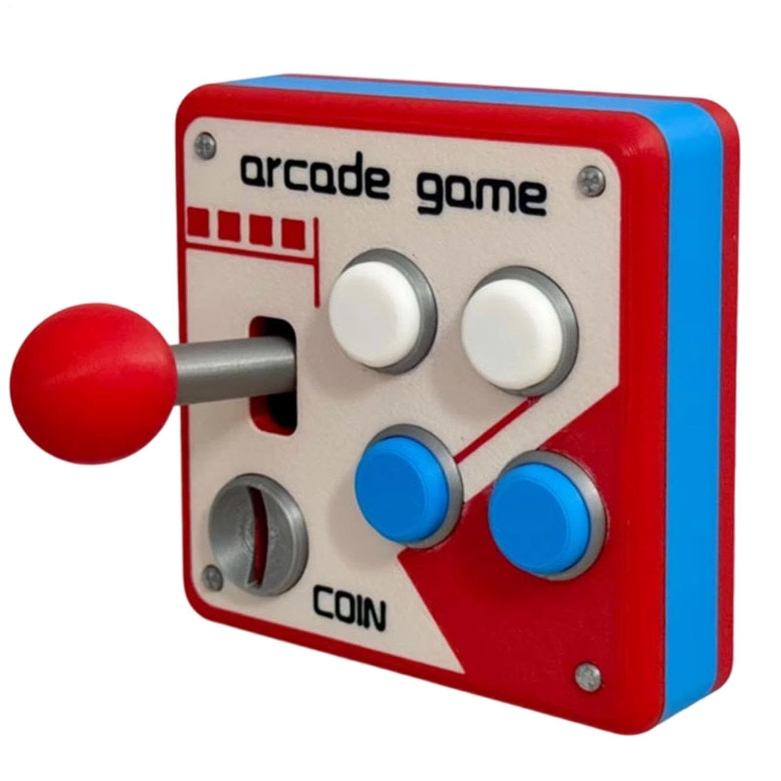 Retro Arcade Switches Panel | Vintage Arcade Wall Decor With Clicky Joystick And Colorful Buttons, Interactive Game Room Wall Art, For Kitchen Living Room Bedroom Bathroom Office Hotel Housewarming