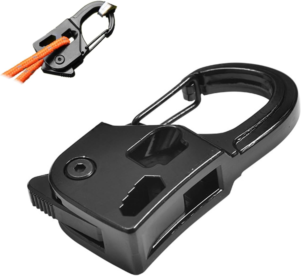 Sclwlkeyxgs Aluminum Rope Tightener, Clothesline Tightener, Rope Ratchet, Cord Tightener, Rope