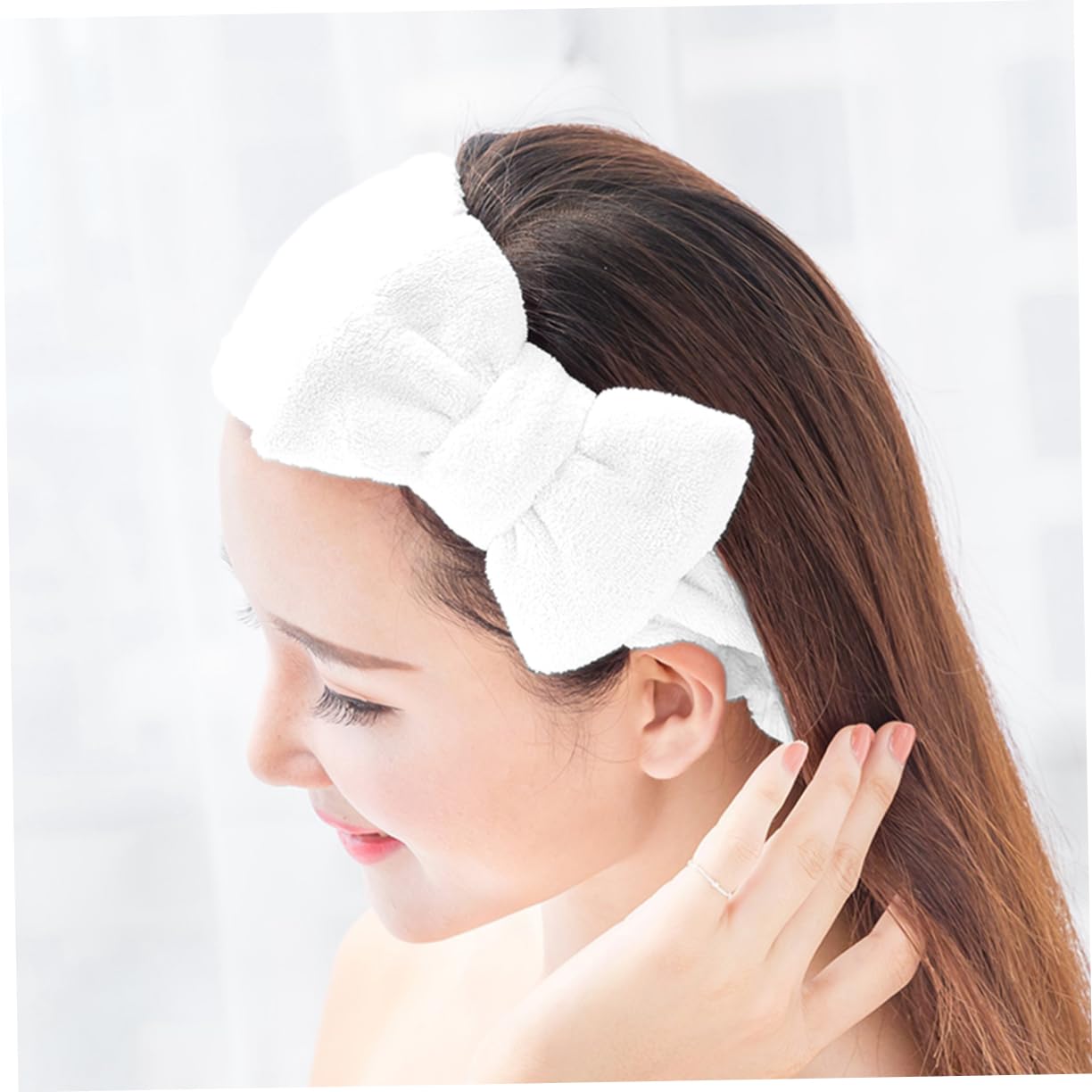 DOITOOL 9piezas Diadema Para Mujer y Niña Cinta Elástica Para Maquillaje Ducha y Deportes