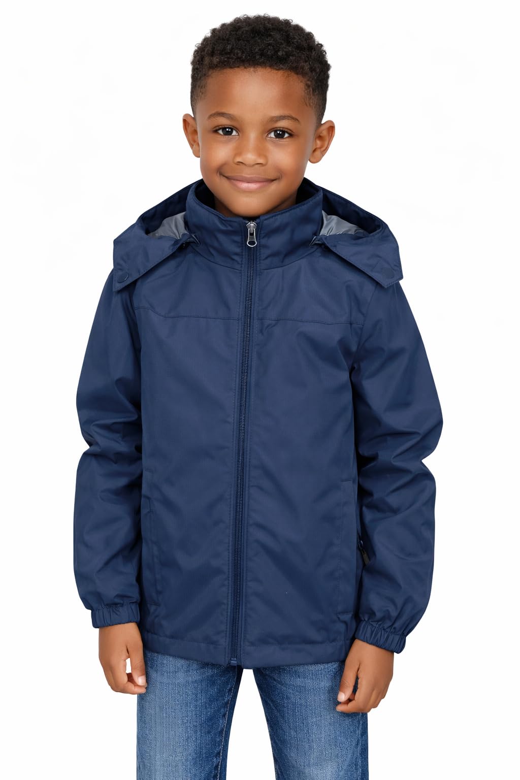 Blu Apparel Veste imperméable pour enfants idéale pour l'école, la marche, le vent