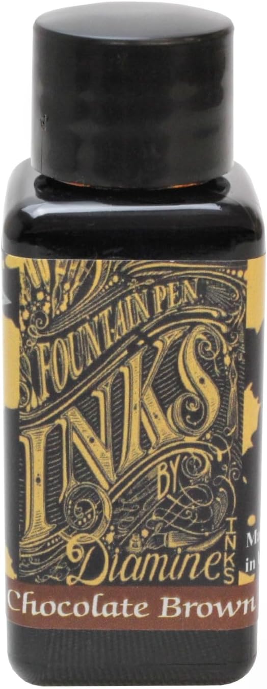 Diamine 30 ml Bottle Fountain Pen Ink, Chocolate Brown