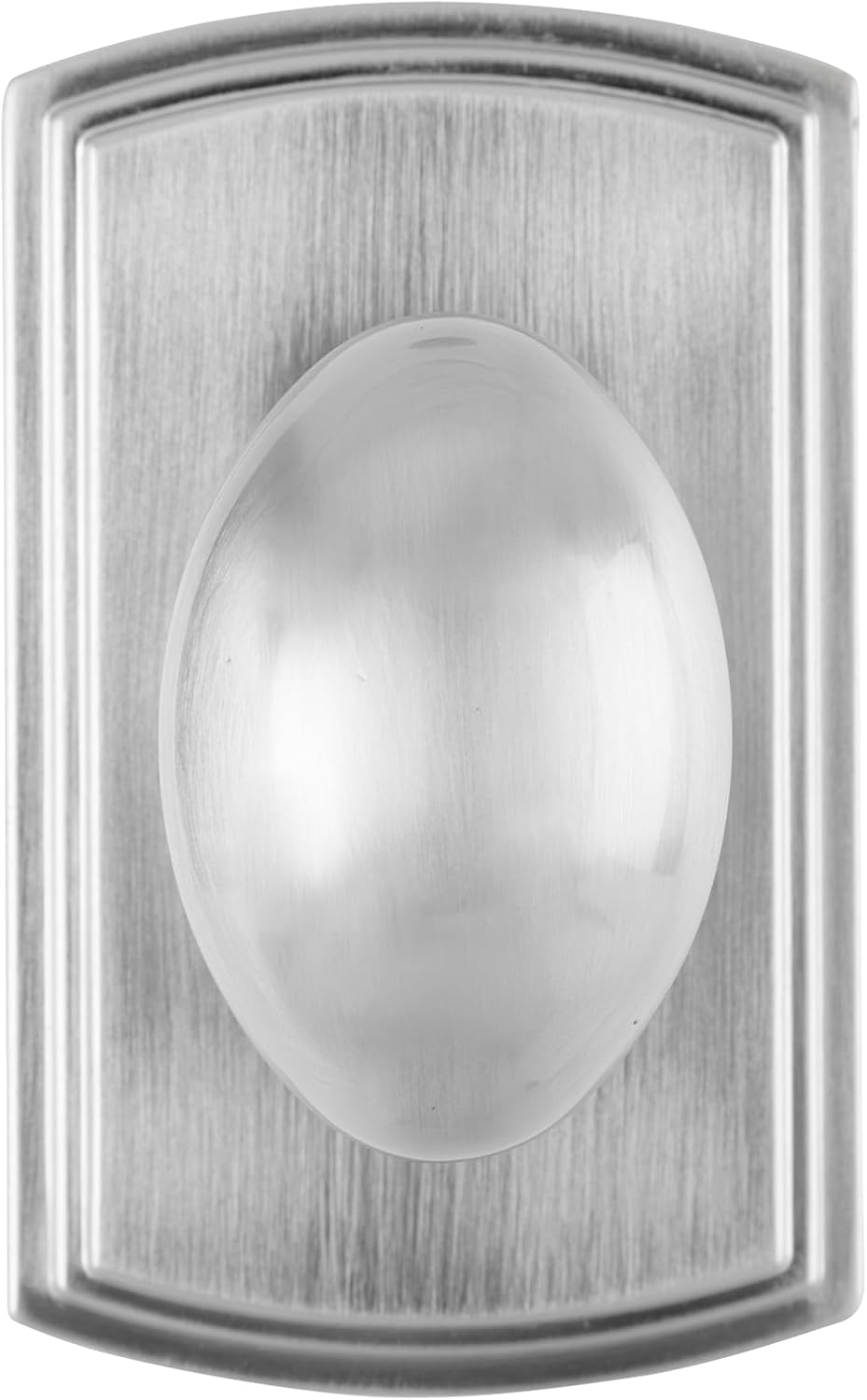Delaney Callan Hardware Canova Privacy Door Knob, Fits Door 1-3/8 to 1-3/4 in. Thick, Satin Nickel – Reversible Left/Right-Handed Bed & Bathroom Push Button Door Knob – Easy to Install