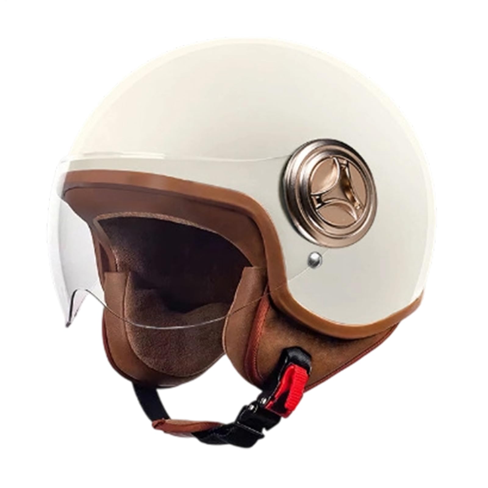 Cascos para motocicletas, casco de motocicleta abierto medio equipo de protección de moto para snowboard, esquí, conducción urbana, ciclomotor, patinete eléctrico y carreras de montaña