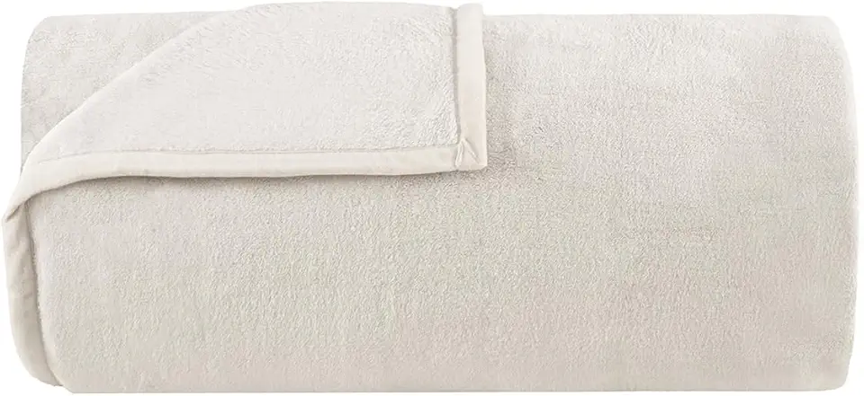 Buddemeyer Cobertor Casal Aspen ll 100% Poliéster Bege