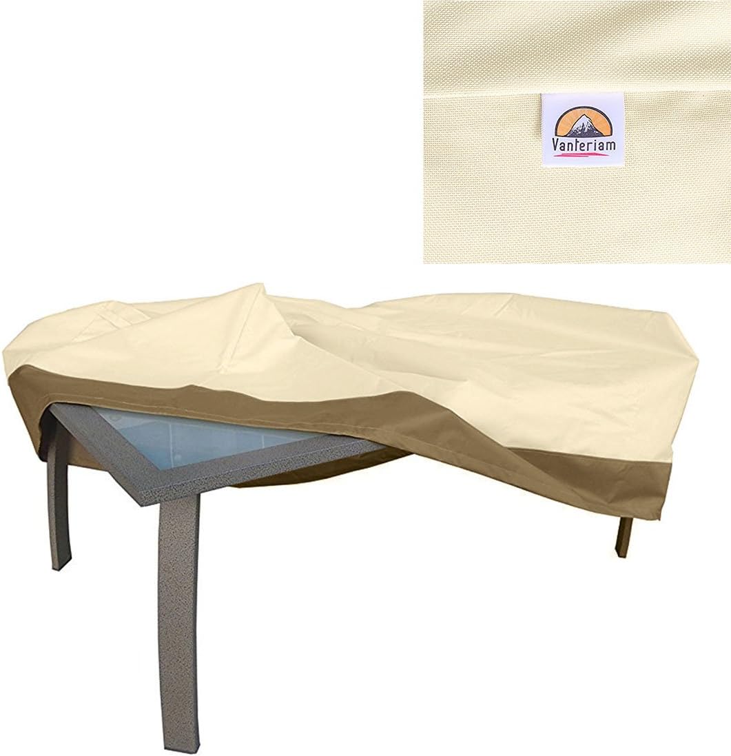 Buy Vanteriam Outdoor Rectangular / Oval Patio Dining Table Cover