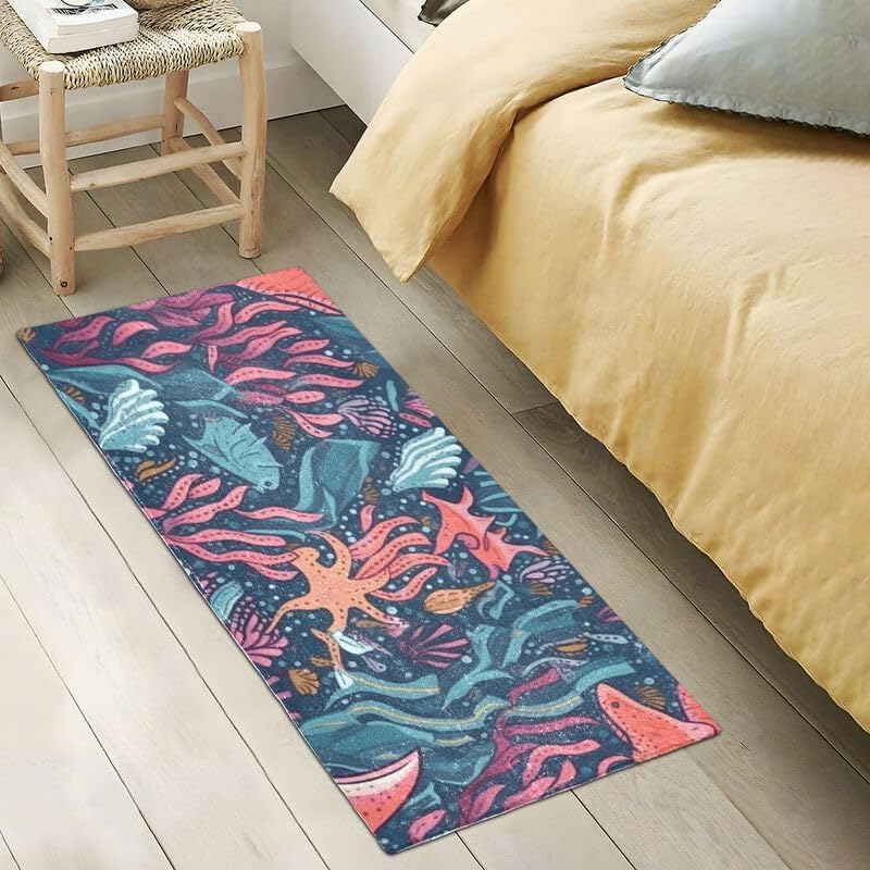Miniatura 5 de Tapete antideslizante súper absorbente para puerta de entrada de puerta, baño y dormitorio, 39 x 20 pulgadas