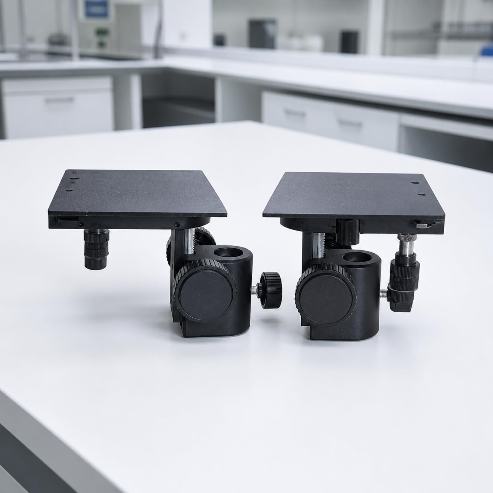 Tavolino Scorrevole per Microscopio | Alta Precisione, Stabile, Tavolino per Microscopio con, Laboratorio, Educazione Scientifica, Studenti, Dxy Pannello