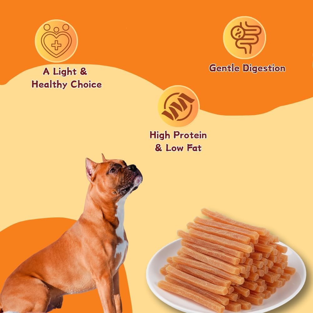 Tender Chicken Strips for Dogs, Wholesome & Simple Single Ingredient Treats,2.65 Pound