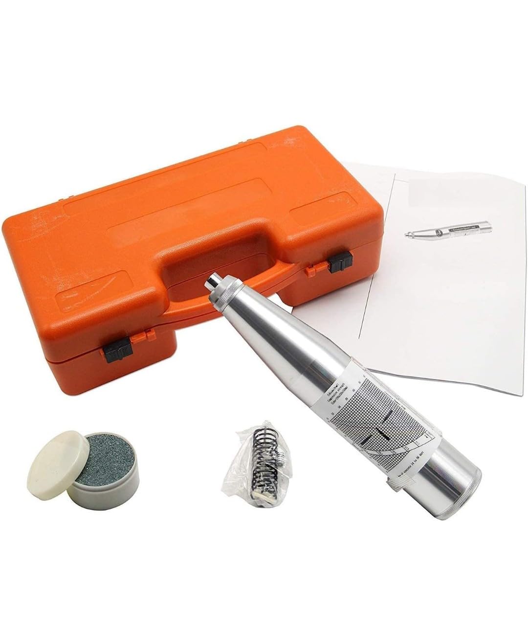 A one engineering instruments Rebound Hammer for Concrete Testing | Schmidt Concrete Test Hammer | NDT Compression Strength Testing Tool | Aluminum Body-image-30