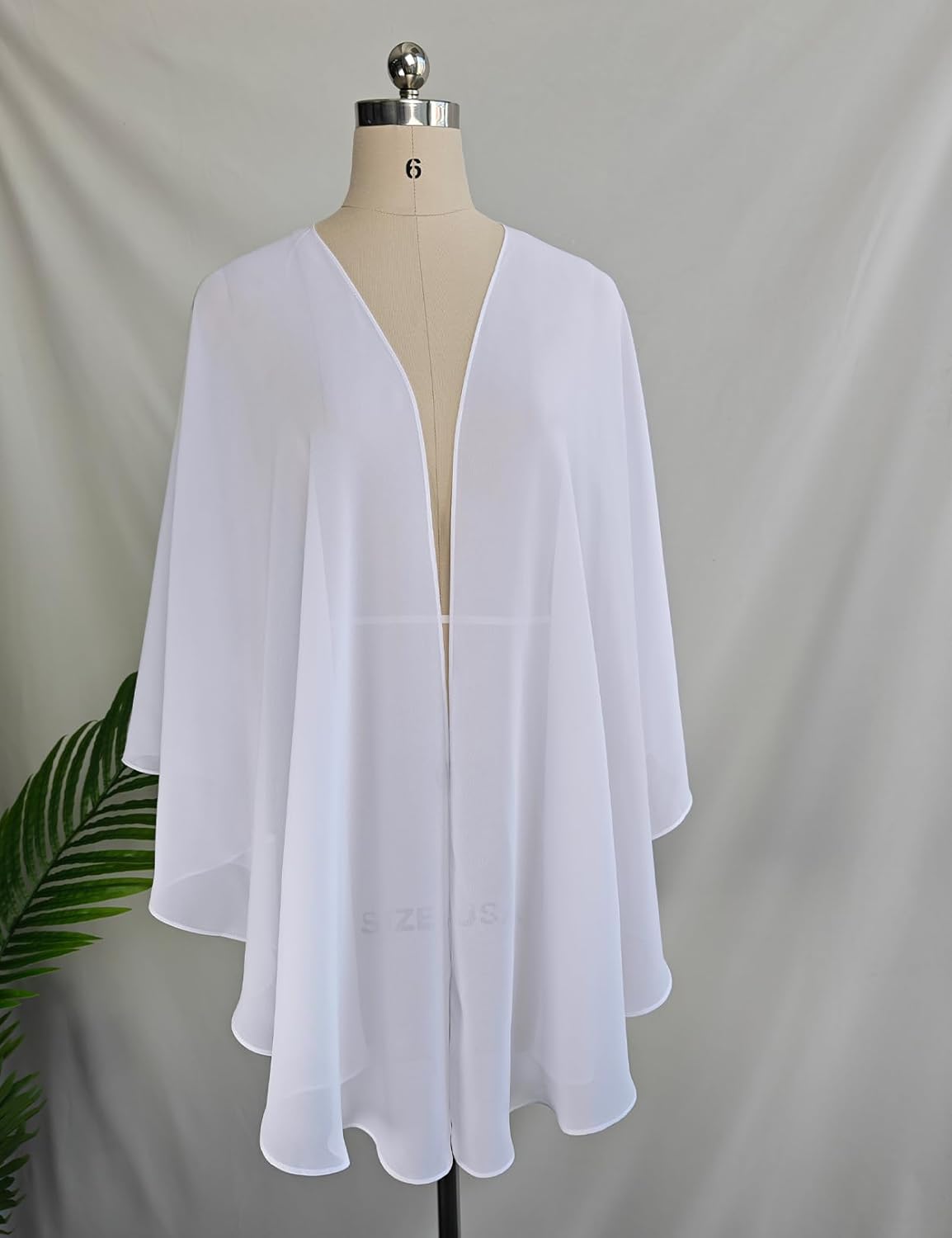 BEAUTELICATE Chiffon Shawl Bridal Wedding Wrap Long Evening Scarves Scarf - Image 5