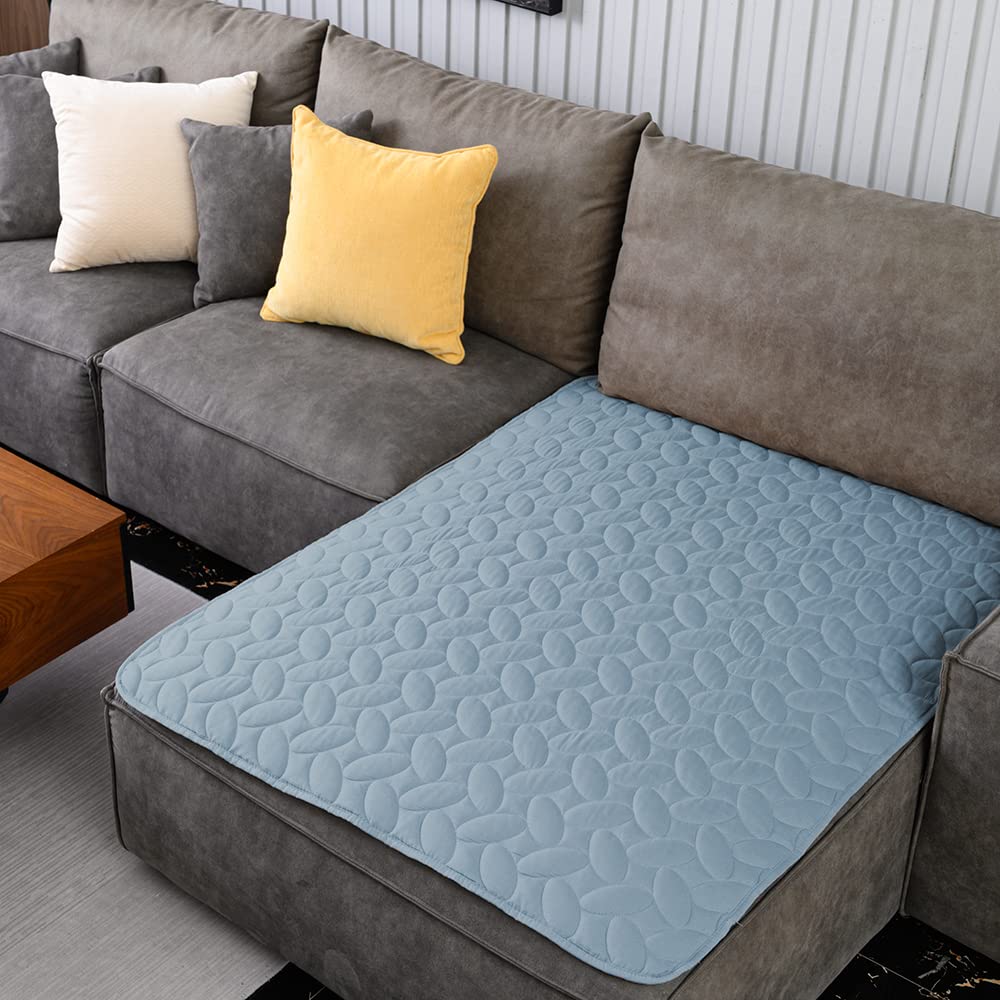 Ameritex Pet Bed Cover Dog Bed Blanket for Sofa and Furniture Waterproof New Pattern Design (40x50 Inch, Light Blue) — image 1