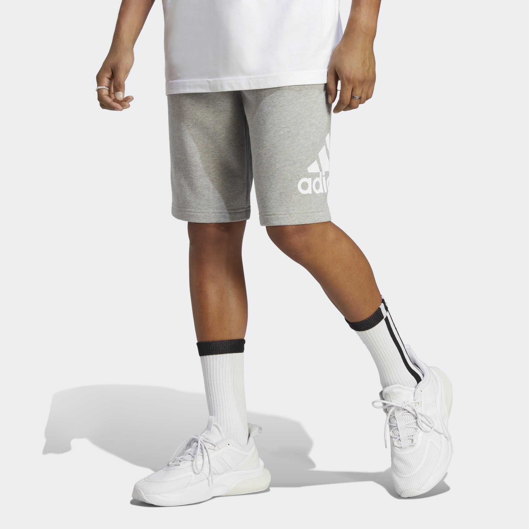 Adidas - Essentials Big Logo French Terry Shorts, Pantaloncini Casual Uomo