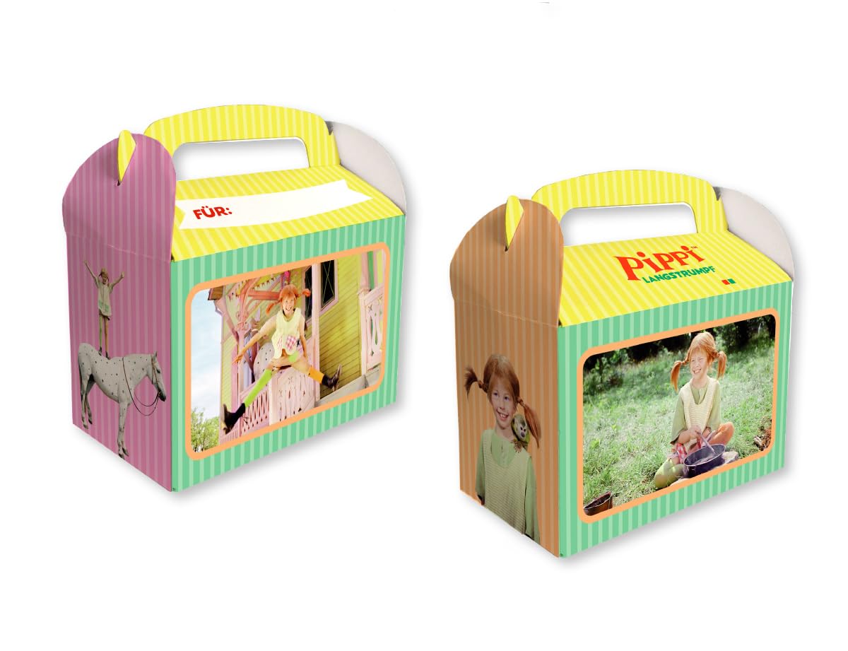 Pippi Langstrumpf - XXL-Party-Deko-Set für 8 Kinder